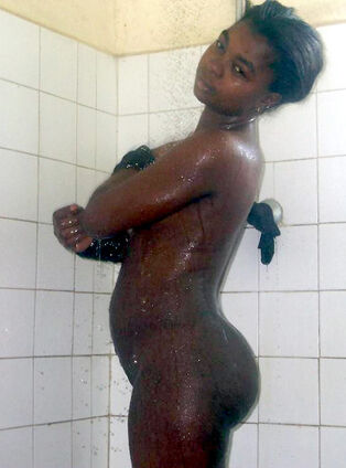 Youngster dark-hued and ebony queen prepared to sit down on